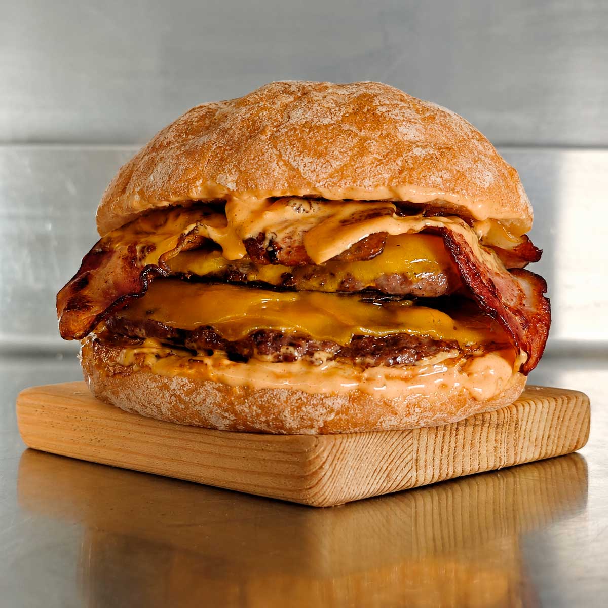 La Chesseburger sin gluten
